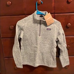 Patagonia girls better sweater 1/4 zip sweater